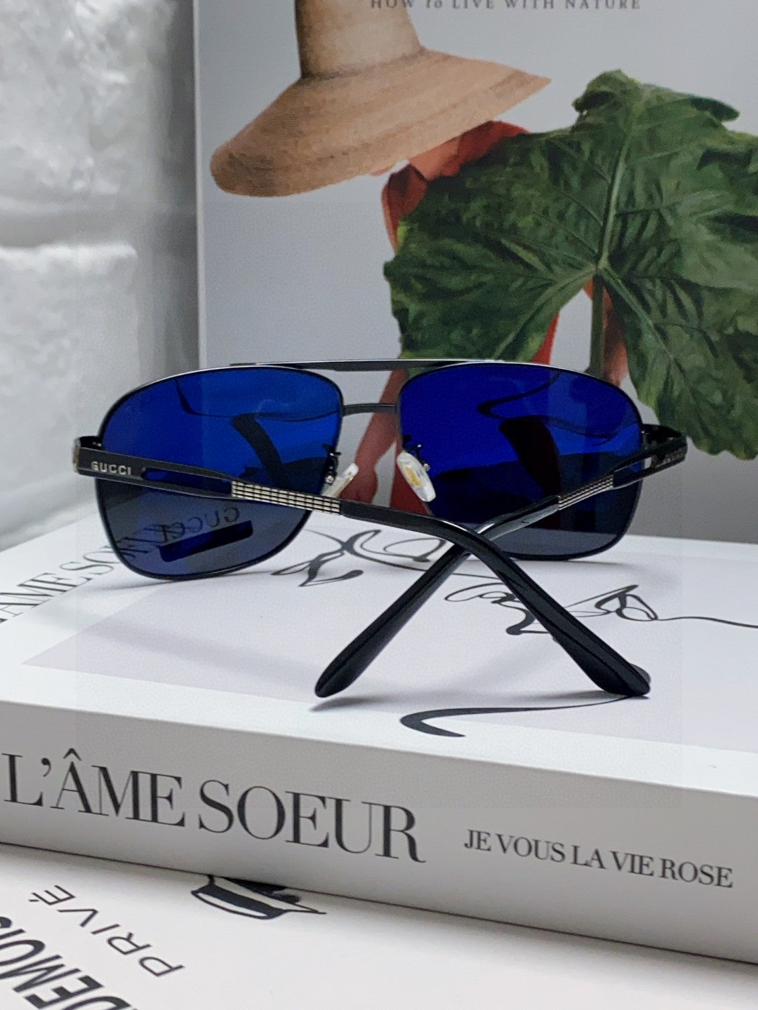 NAVIGATOR FRAME SUNGLASSES 570256 IN METAL