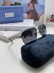 NAVIGATOR FRAME SUNGLASSES 570256 IN METAL