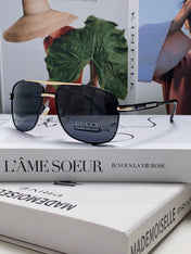 NAVIGATOR FRAME SUNGLASSES 570256 IN METAL