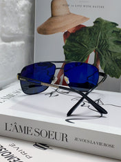 NAVIGATOR FRAME SUNGLASSES 570256 IN METAL