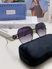 SQUARE FRAME SUNGLASSES 570217 IN METAL