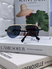 AVIATOR FRAME SUNGLASSES 570223 IN METAL