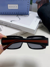 RECTANGULAR FRAME SUNGLASSES 570237 IN ACETATE