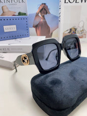 SQUARE FRAME SUNGLASSES GG0178S IN ACETATE EMBOSSED LOGO