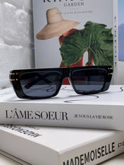 SIGNATURE SUNGLASS 571588 IN BLACK ACETATE
