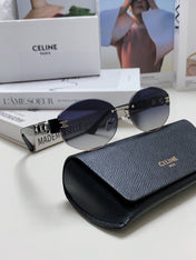 TRIOMPHE SUNGLASSES 573247 IN METAL GRADIENT SMOKE LENSES