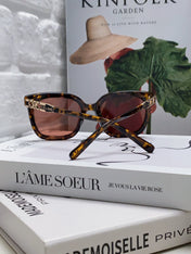 TRIOMPHE SUNGLASSES 573251 IN HAVANA ACETATE METAL LOGO