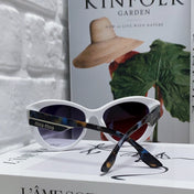 GLIMPSE SUNGLASSES 576814 IN WHITE ACETATE