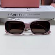 GLIMPSE SUNGLASSES 576817 IN PINK ACETATE