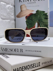 GLIMPSE SUNGLASSES 576819 IN WHITE ACETATE