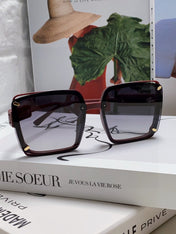 RUNWAY SQUARE SUNGLASSES 576823 IN ACETATE