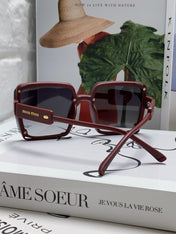 RUNWAY SQUARE SUNGLASSES 576823 IN ACETATE