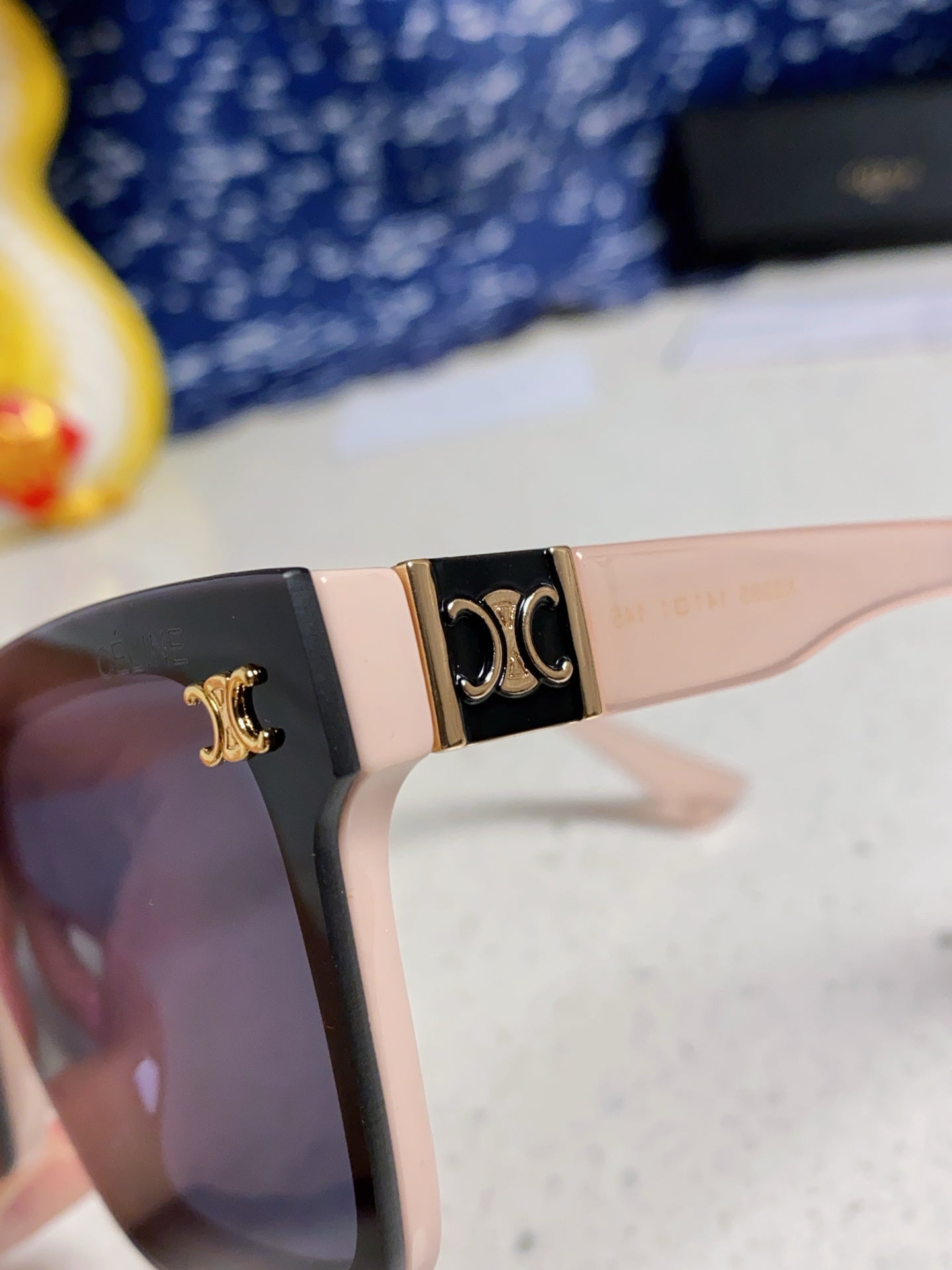 TRIOMPHE SUNGLASSES 548634 IN PINK ACETATE