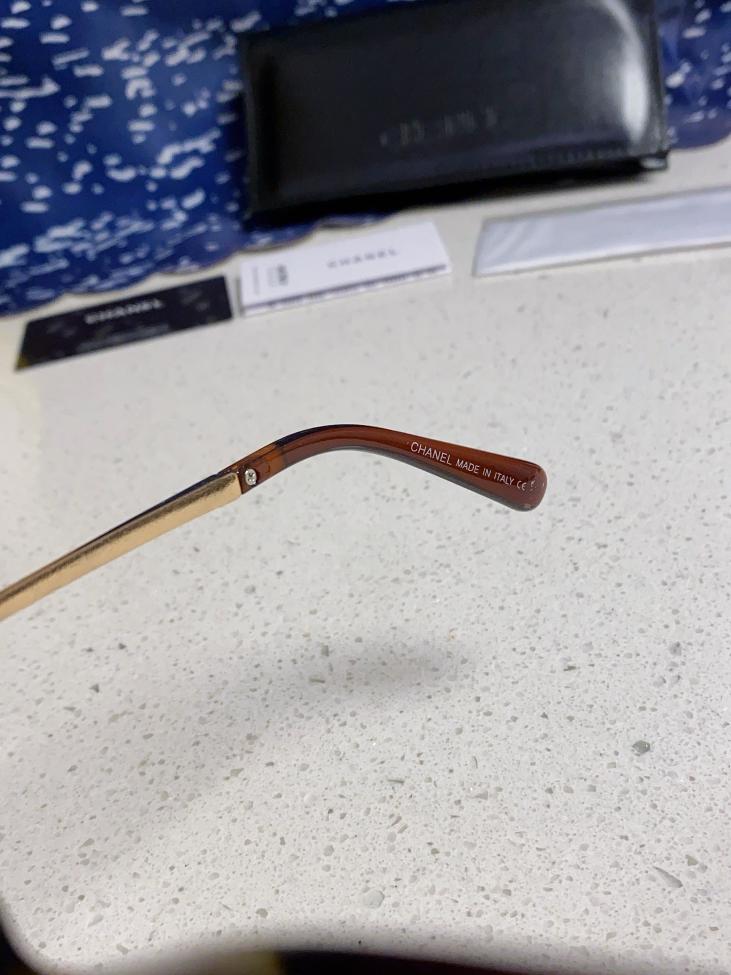 OVAL SUNGLASSES 640342 IN BROWN CLEAR ACETATE METAL FRAME