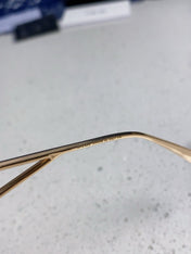 30MONTAIGNE S7U SUNGLASS 578108 IN GOLD METAL BROWN LENSES