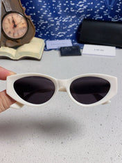 MONTAIGNE SUNGLASS 578113 IN OFF WHITE ACETATE