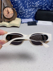 MONTAIGNE SUNGLASS 578113 IN OFF WHITE ACETATE