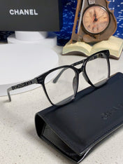 SQUARE SUNGLASSES 632029 IN BLACK ACETATE BLACK LOGO ON FRAME