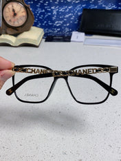 SQUARE SUNGLASSES 632030 IN BLACK ACETATE CLEAR LENSES