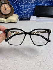 SQUARE SUNGLASSES 632030 IN BLACK ACETATE CLEAR LENSES