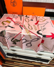 HERMES 25S SCARF 90 IN SILK 004