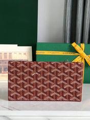 RICHELIEU WALLET 19 IN CLASSIC RED GOYARDINE CANVAS