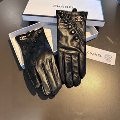 GLOVES IN BLACK LAMBSKIN 466772