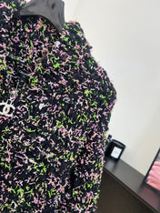 CHANEL 26S PRINTED KNIT JACKET 955