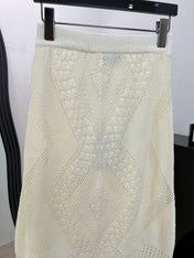 CHANEL 26S KNIT MIDI SKIRT 1485