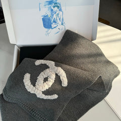 CHANEL 25S SCARF 170 CM IN CASHMERE 943790
