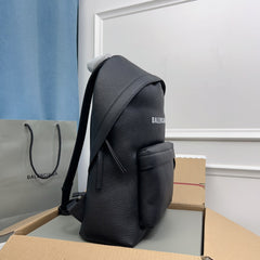 EVERYDAY BACKPACK 39 IN BLACK GRAINED CALFSKIN