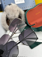 SQUARE FRAME SUNGLASSES G8639 IN METAL