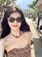 CAT-EYE FRAME SUNGLASSES G8316 IN ACETATE