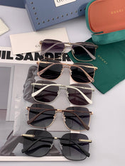 SQUARE FRAME SUNGLASSES G2322 IN METAL