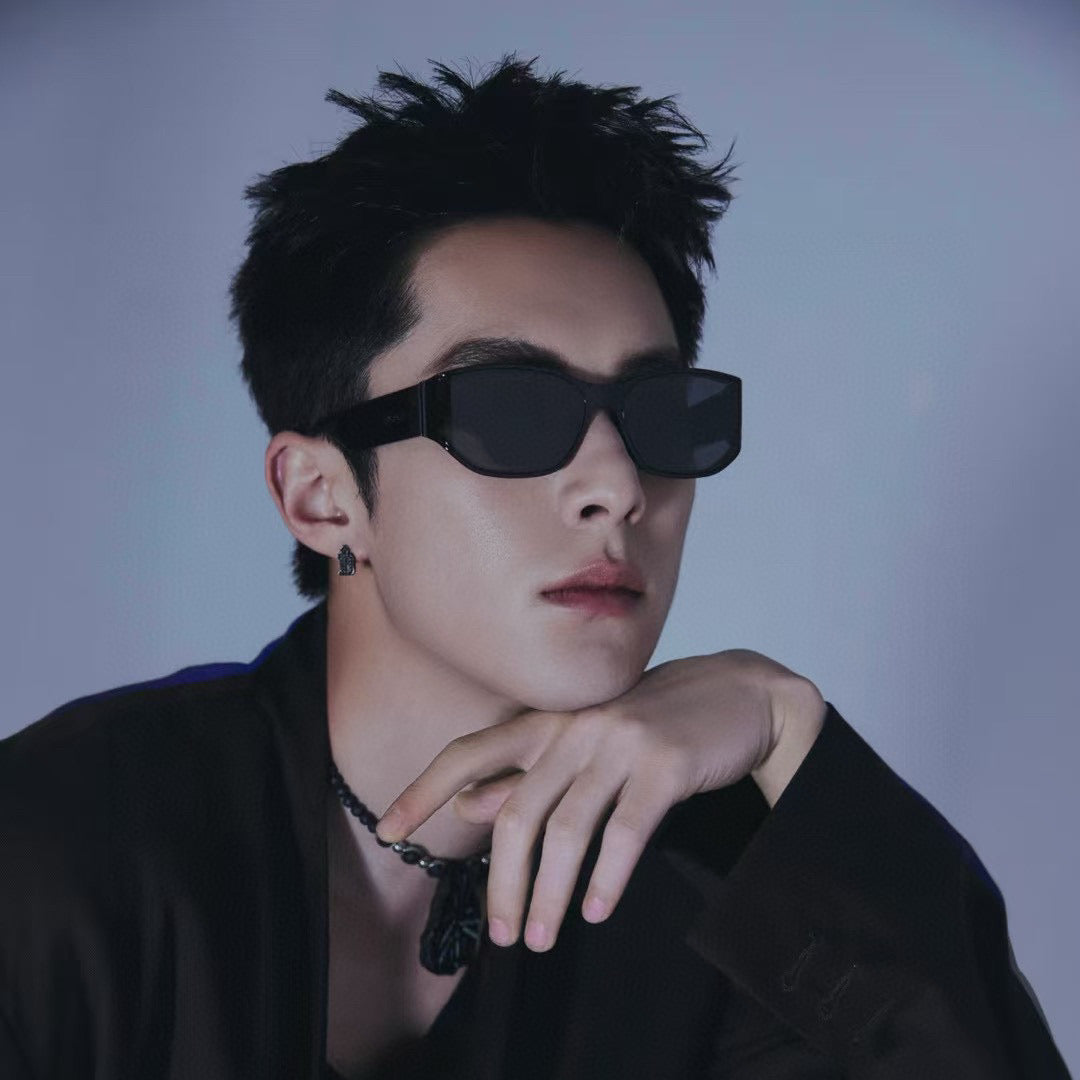 GEOMETRIC FRAME SUNGLASSES G0317 IN ACETATE