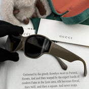 GEOMETRIC FRAME SUNGLASSES G0317 IN ACETATE