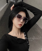 SQUARE FRAME SUNGLASSES G9638 IN METAL