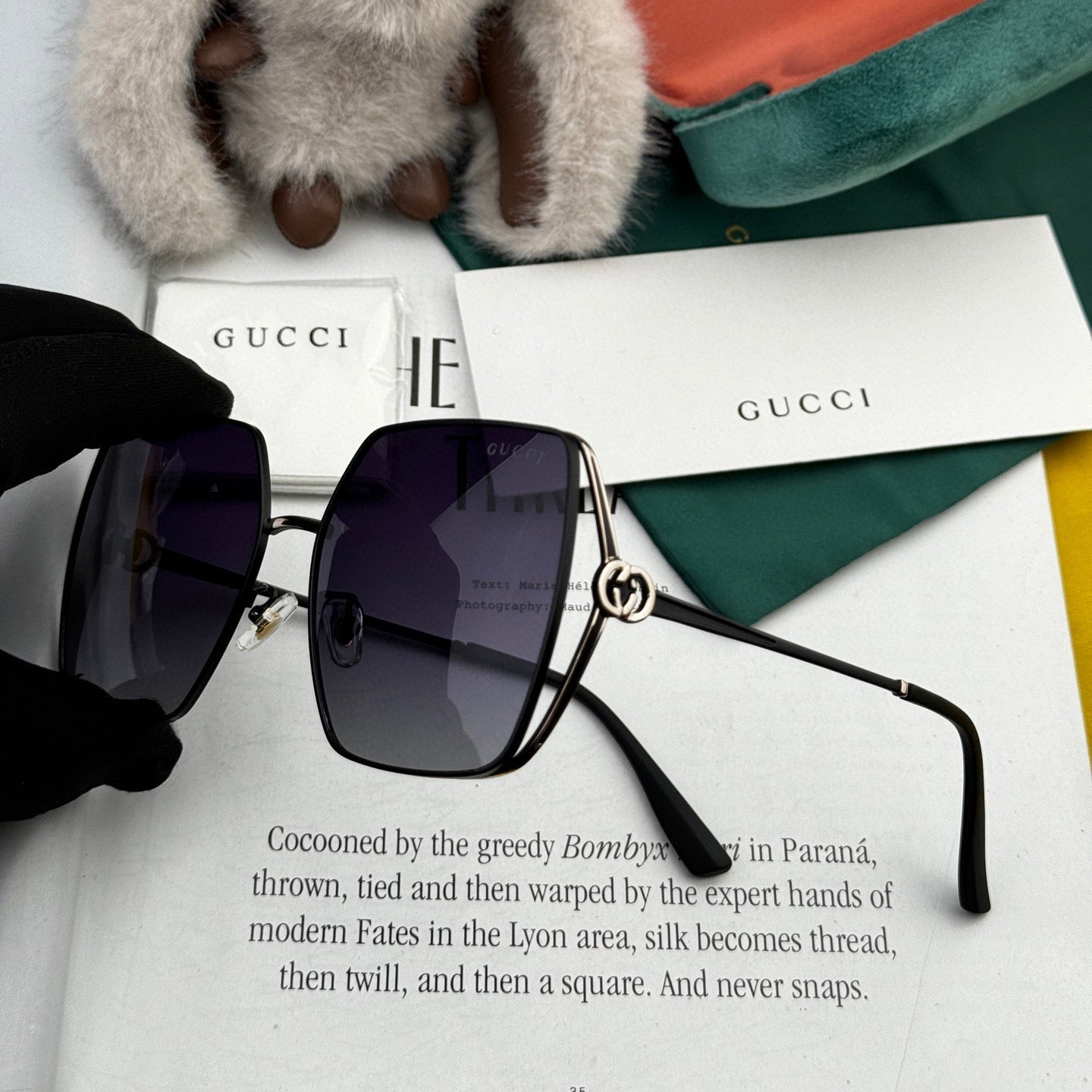 SQUARE FRAME SUNGLASSES G9638 IN METAL