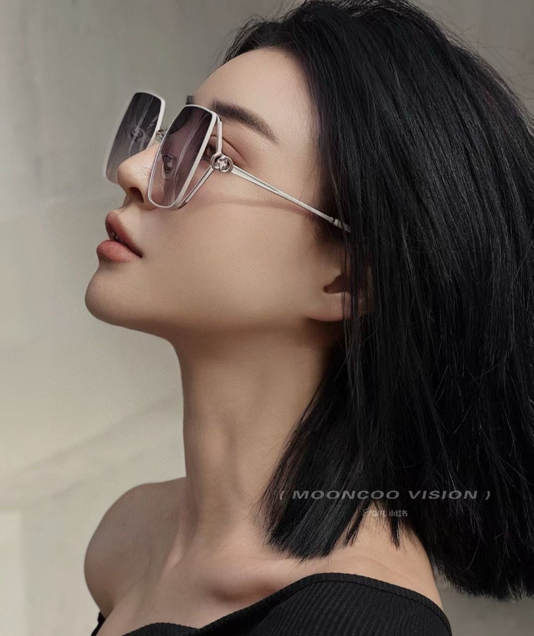 SQUARE FRAME SUNGLASSES G9638 IN METAL