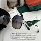 SQUARE FRAME SUNGLASSES G1640 IN METAL