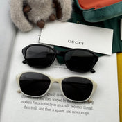 OVAL FRAME SUNGLASSES G4906 IN ACETATE AND METAL