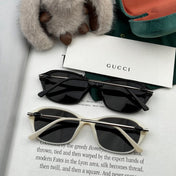 OVAL FRAME SUNGLASSES G4906 IN ACETATE AND METAL