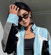 ROUND FRAME SUNGLASSES G6910 IN ACETATE