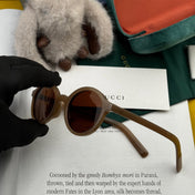 ROUND FRAME SUNGLASSES G6910 IN ACETATE