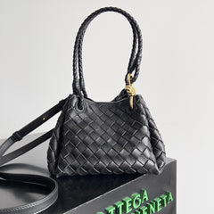 BV Small Parachute 21 Black Lambskin Ghw