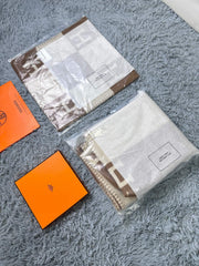 AVALON THROW BLANKET 170 CM IN CIDER BROWN CASHMERE 294473