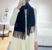 HERMES 25S SCARF 190 IN CASHMERE 985998