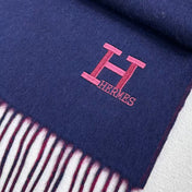 HERMES 25S SCARF 190 IN CASHMERE 985998