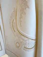 HERMES 25S SHORT REVERSIBLE KNITTED JACKET 092