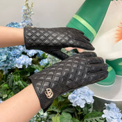 TOUCHSCREEN GLOVES IN BLACK LAMBSKIN 427401